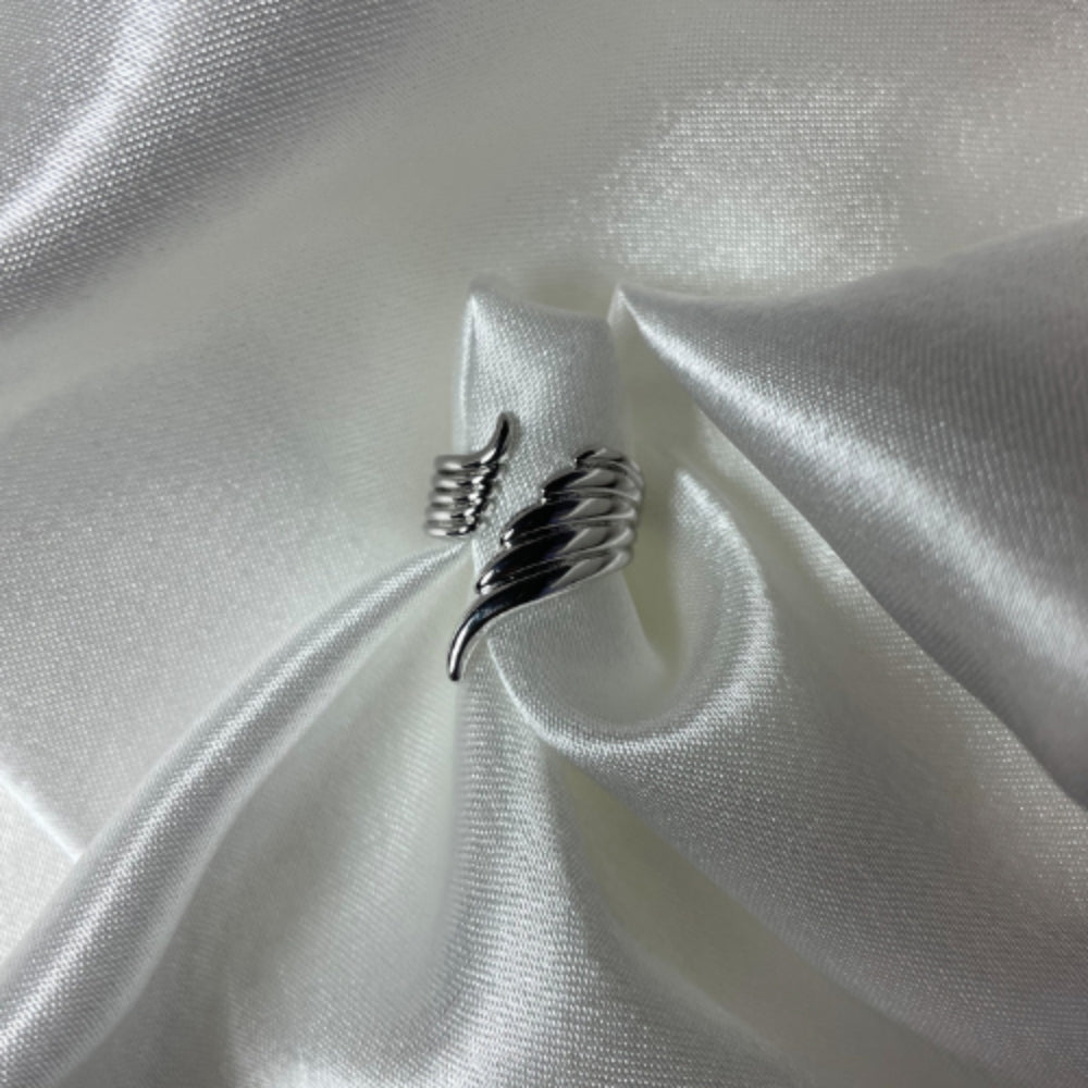 Bague ailes rock argent modifiable