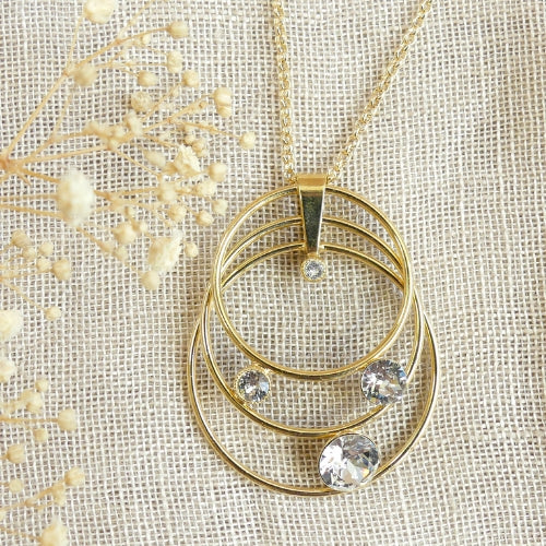 Collier sautoire cristaux Swarovski®