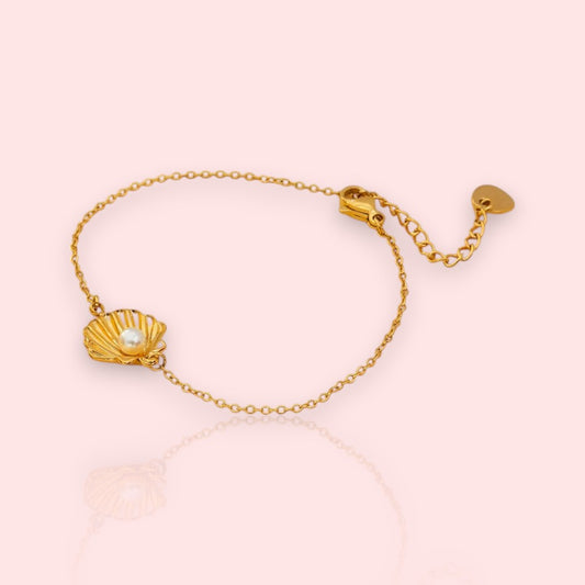 Bracelet femme chaîne doré Perla, élégance naturelle