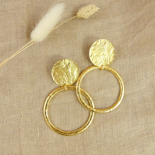 créoles pendantes or