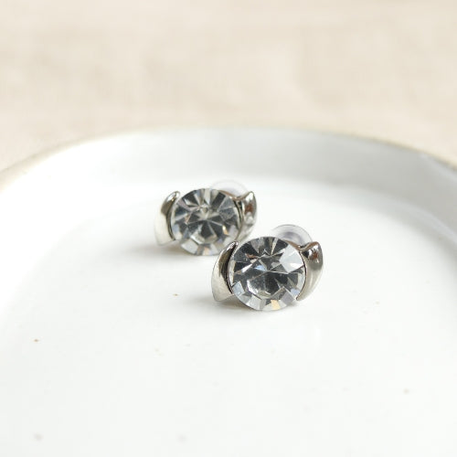 petites boucles d'oreilles cristal