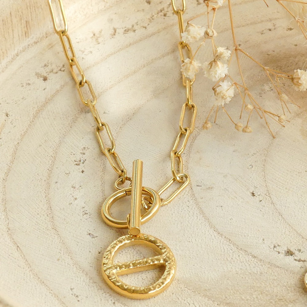collier breloque grain de cafe