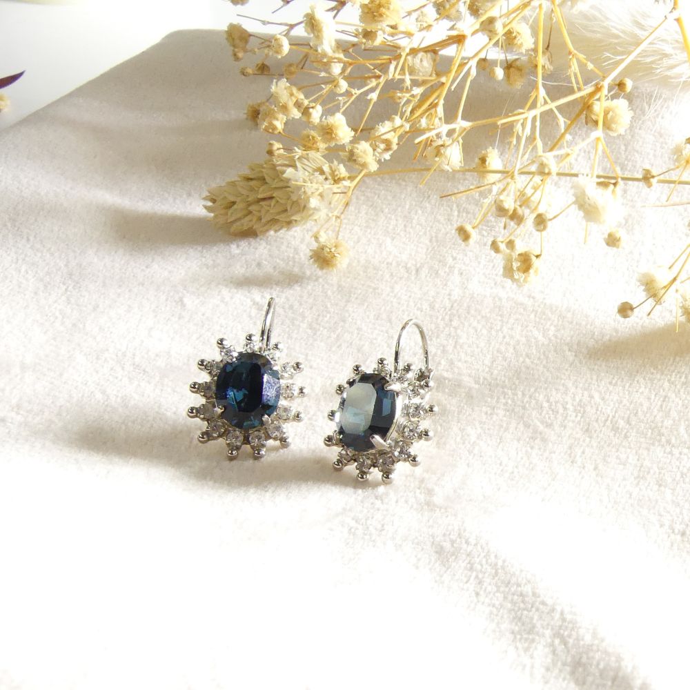 Boucles d'oreilles cristal