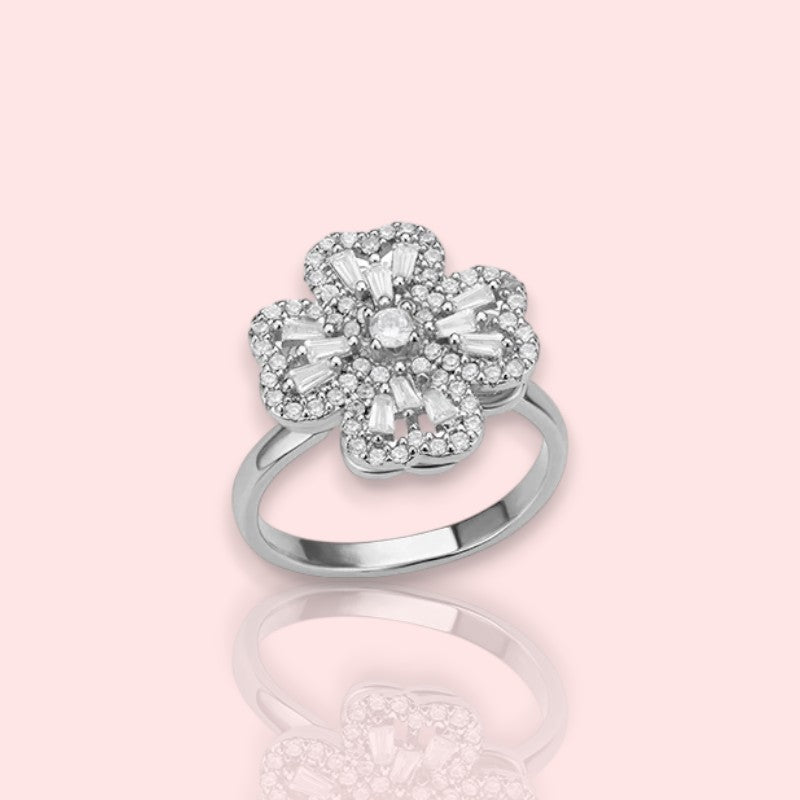 bague anti-stress Harmonie, une bague argentée tendance