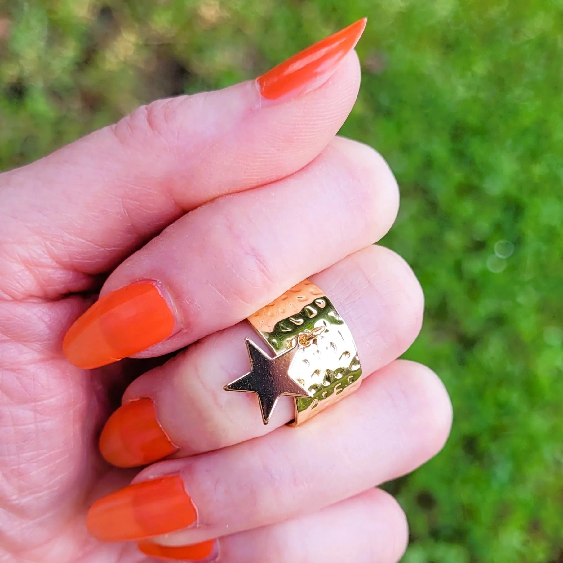 bague avec breloque Estrella, une bague réglable pour femme tendance en 2025