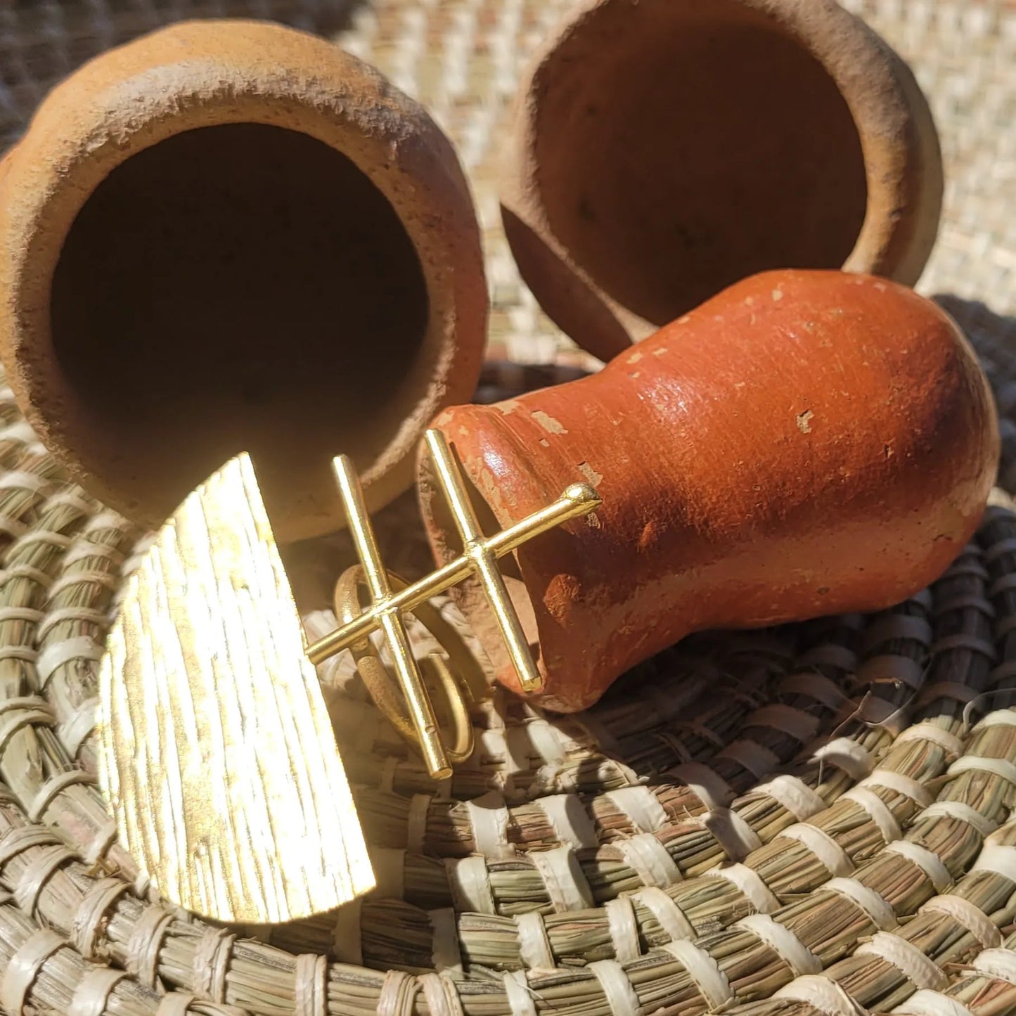 bague ethnique Ashanti, une bague africaine façonnée au Sénégal
