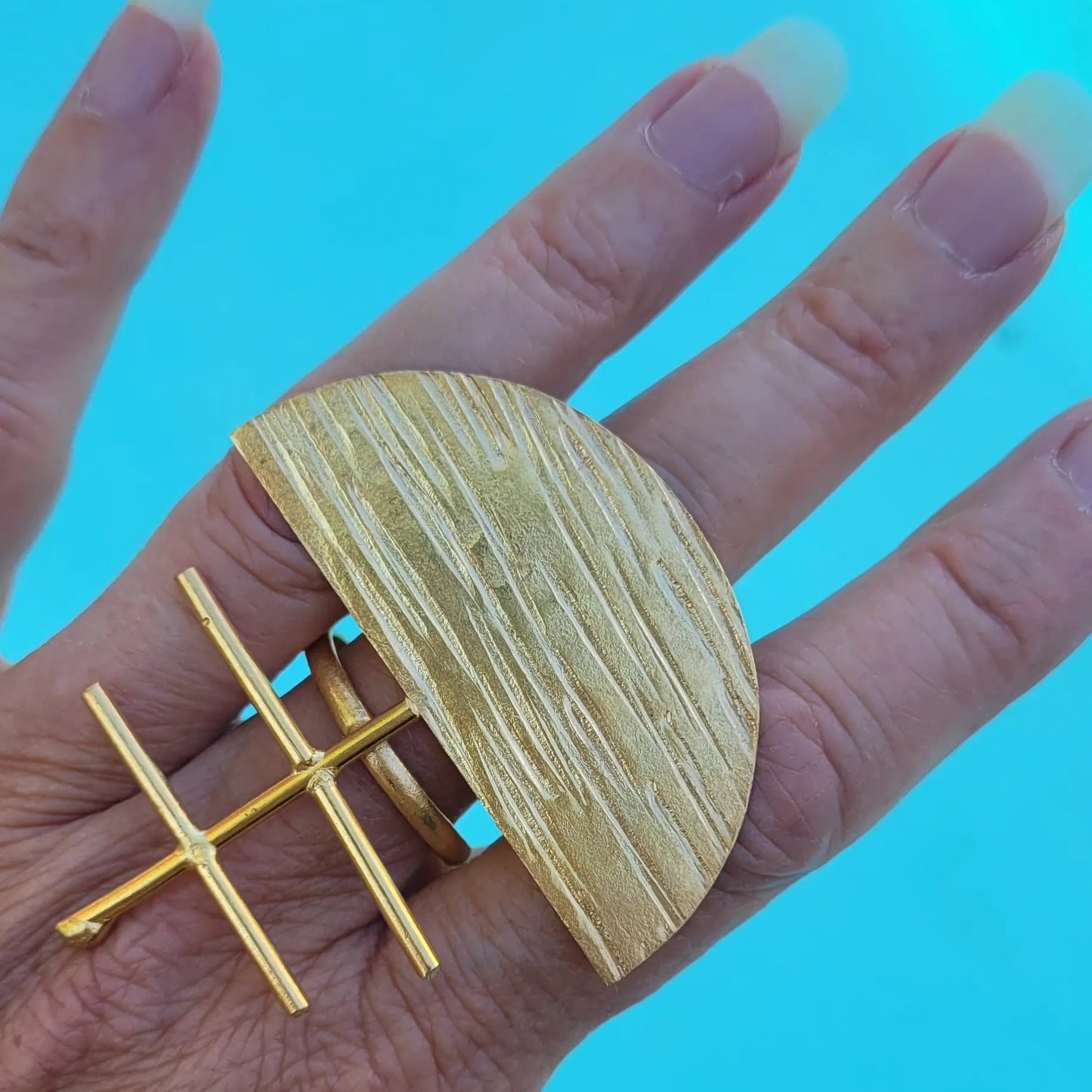 bague ethnique Ashanti, une bague artisanale pour toutes les tailles de doigts