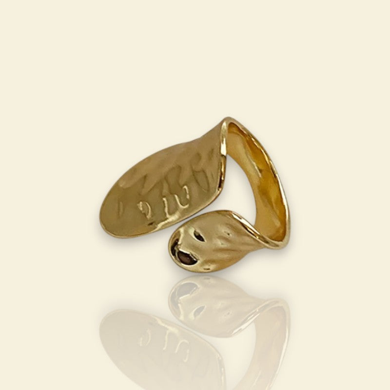 bague mode Forma, une bague dorée tendance