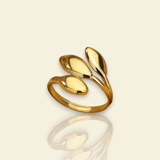 bague mode Ivy, une bague dorée tendance en 2025