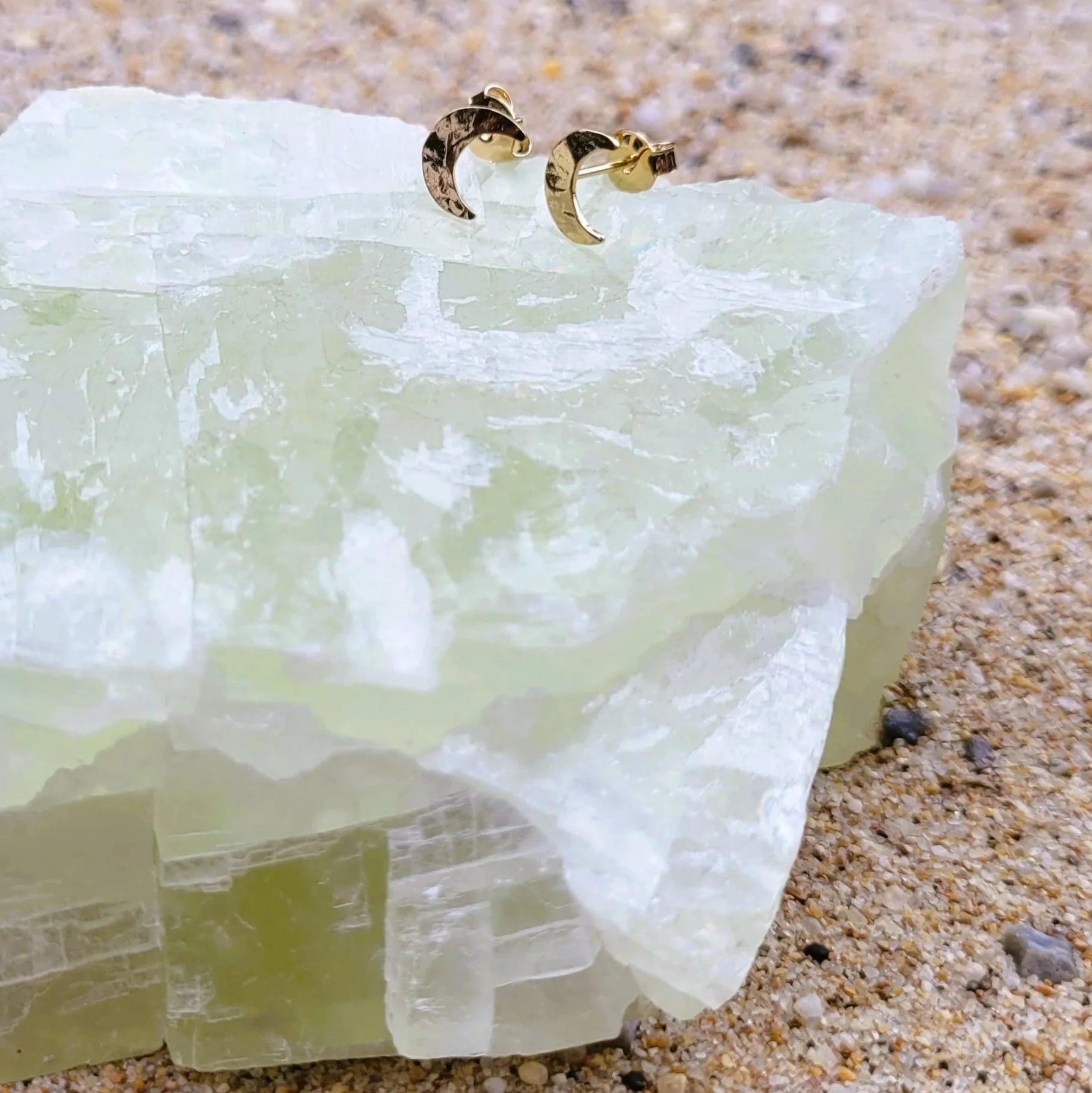 boucles d’oreilles pour femmes en plaqué or 3 microns Luna