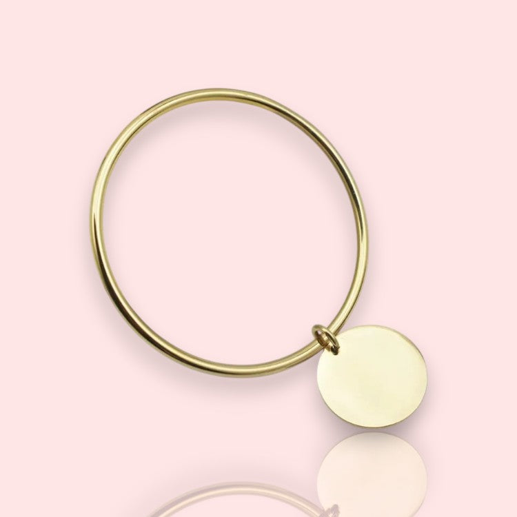 bracelet pendentif Loop, un jonc pour femme lumineux