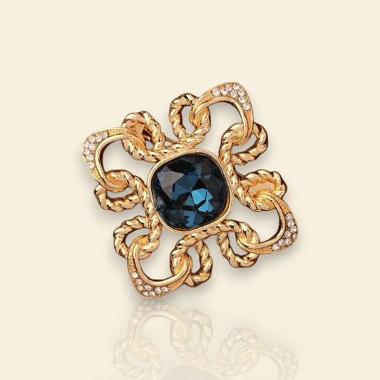 broche dorée Venezia, une broche baroque pour vêtements