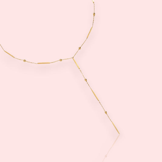 collier en acier inoxydable Alba, un collier doré tendance en 2025