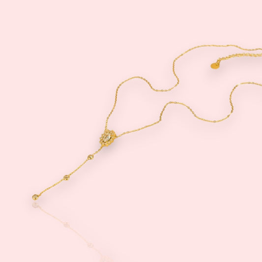 collier en acier inoxydable Dinasty, un collier doré tendance en 2025