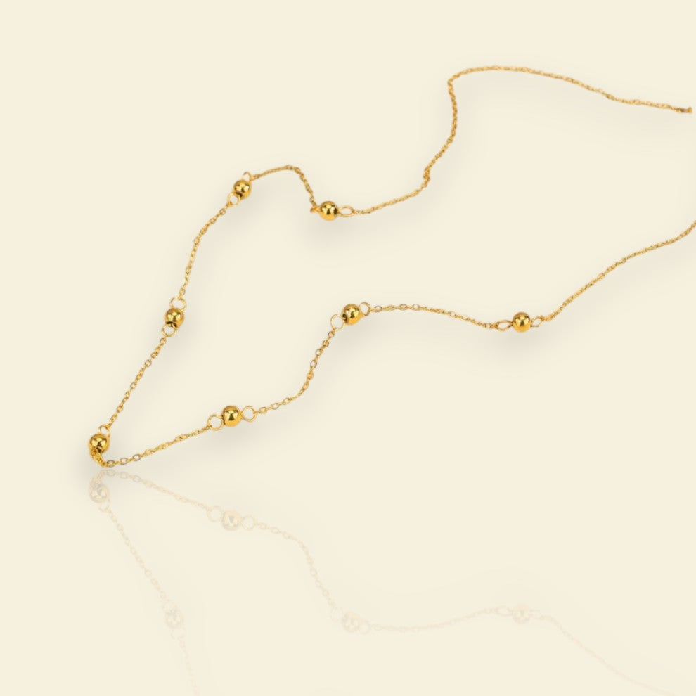 collier en acier inoxydable Lovely, un collier doré tendance en 2025