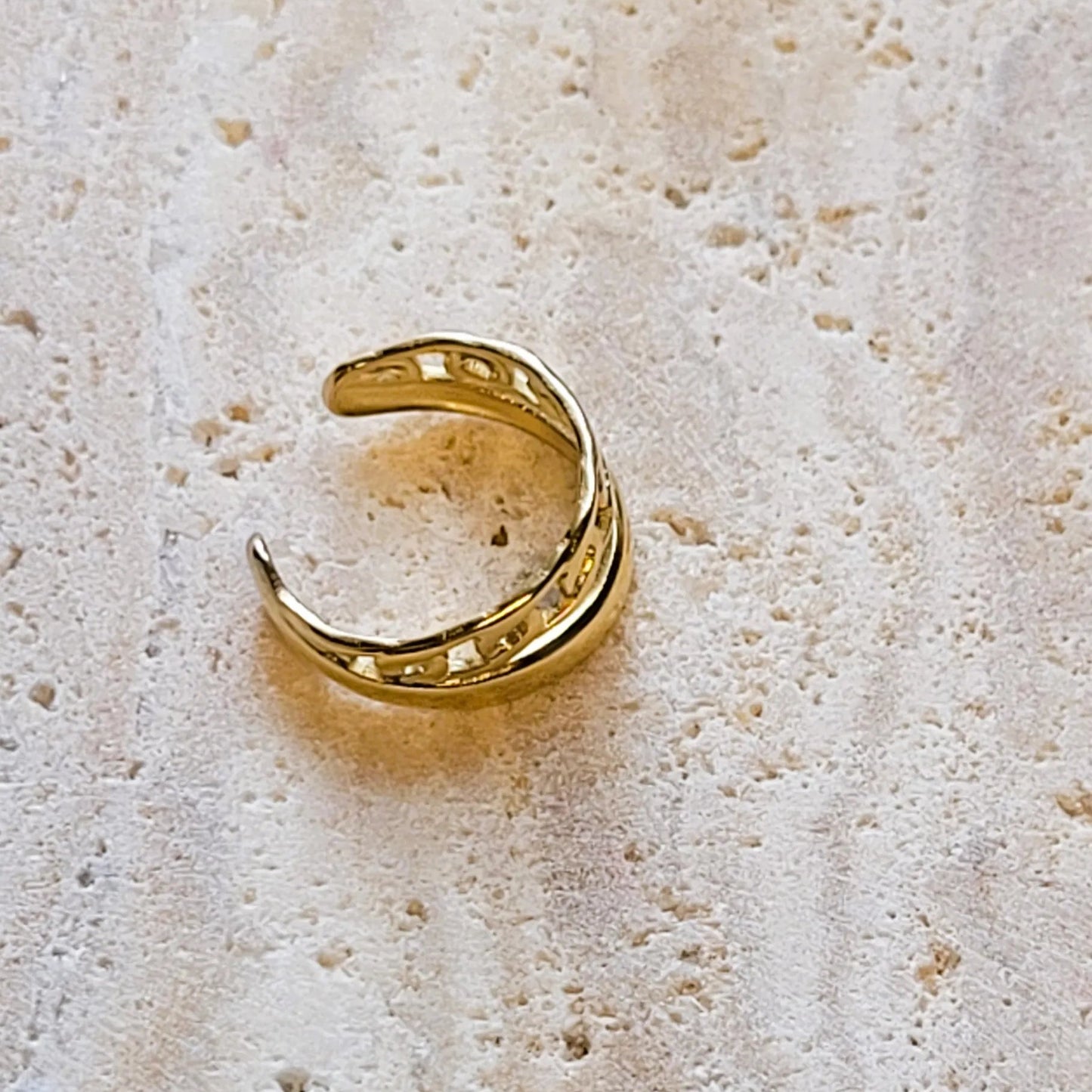 ear cuff Twyn, bague d’oreille sans perçage en acier inoxydable