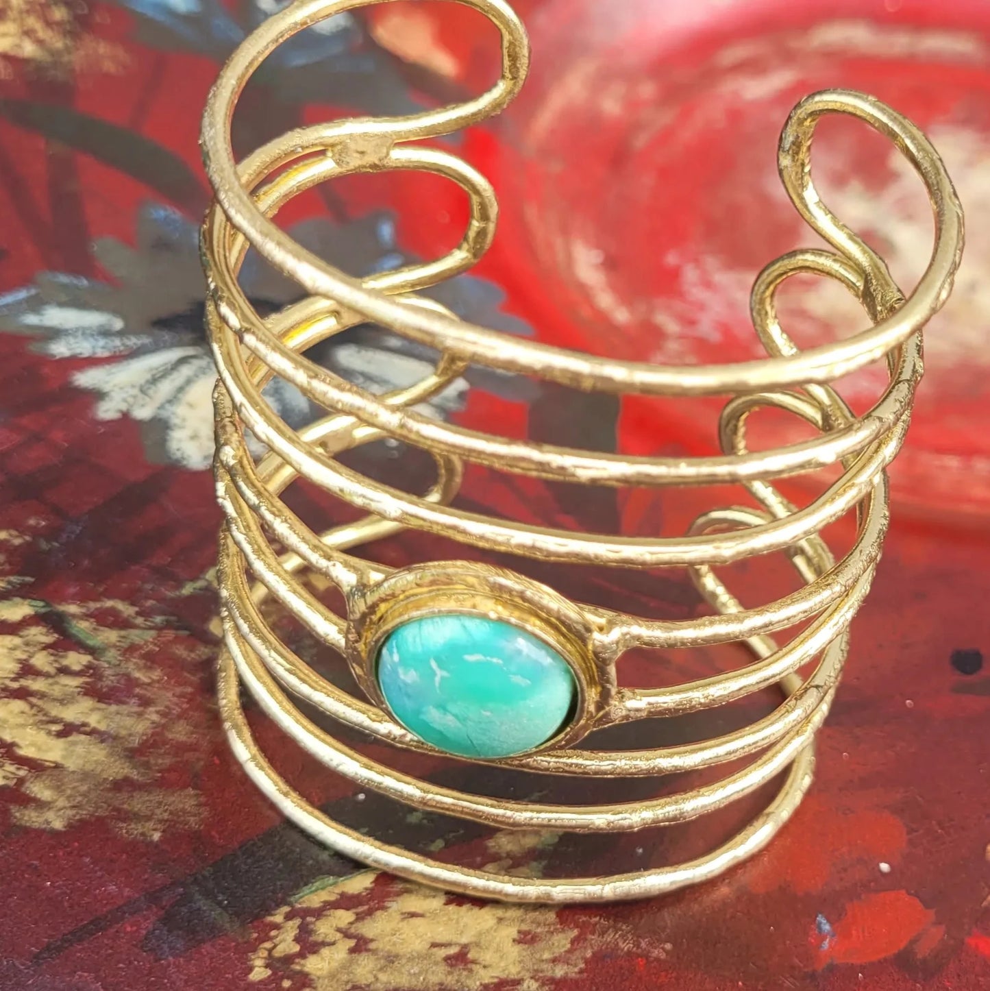 bracelet pour femme tendance en 2024 Niiki Paris Kiera chrysoprase ajustable