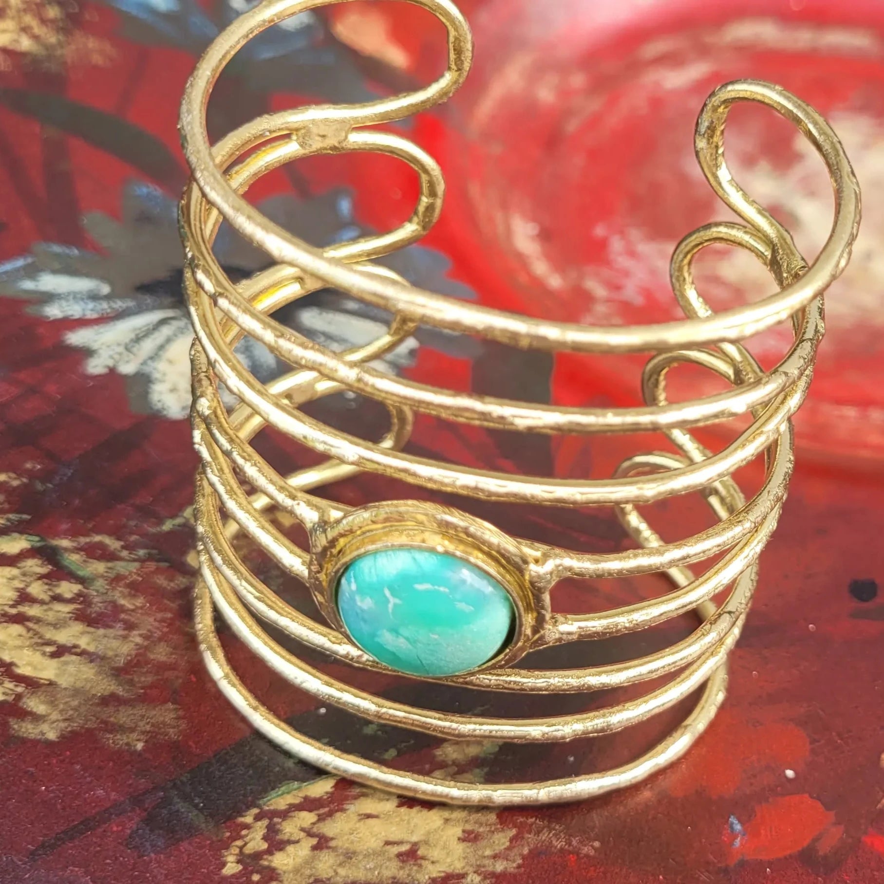 bracelet pour femme tendance en 2024 Niiki Paris Kiera chrysoprase ajustable