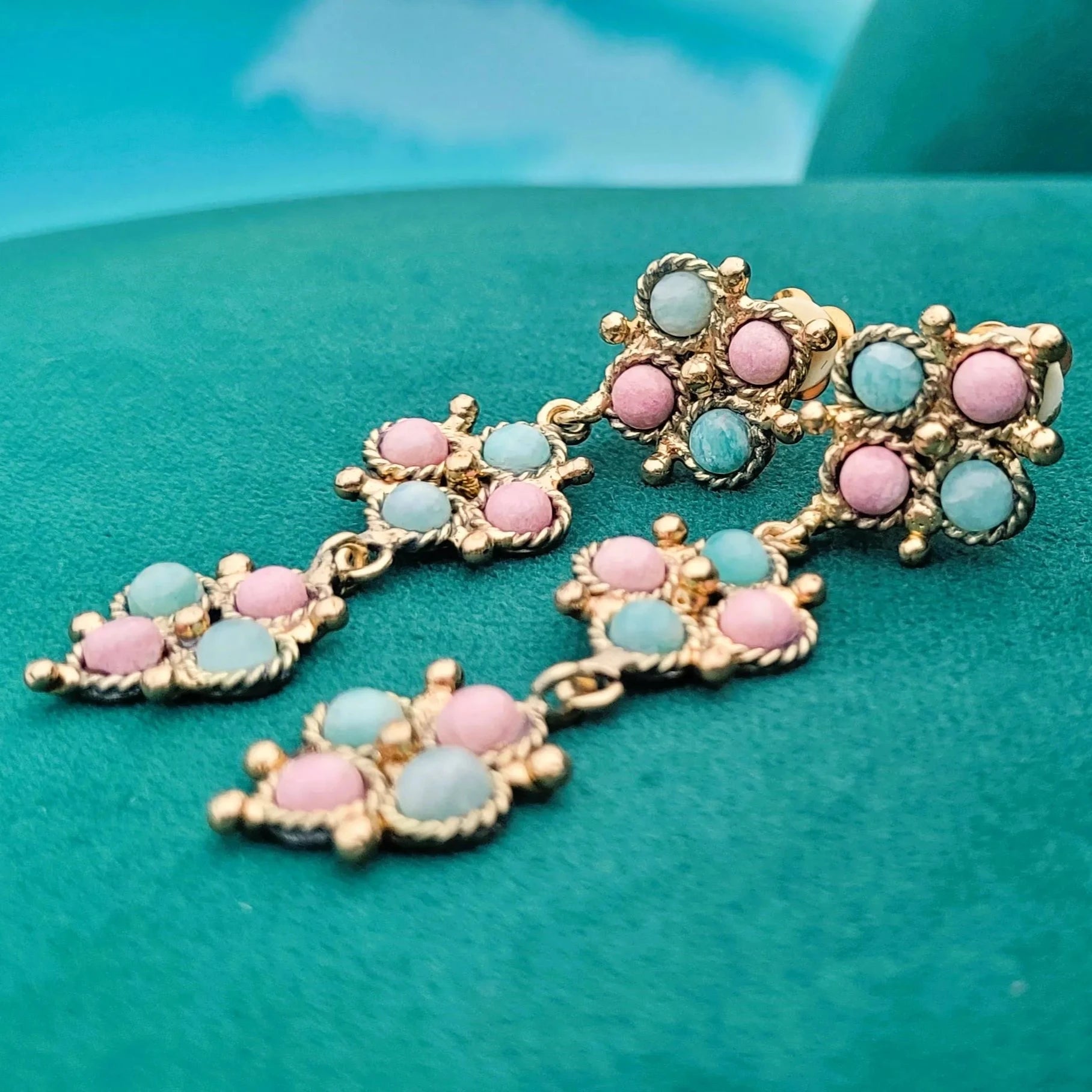Art Deco Boucles d'oreilles "Tank" Rubis et Diamants Art Deco Boucles d'oreilles "Tank" Rubis et Diamants