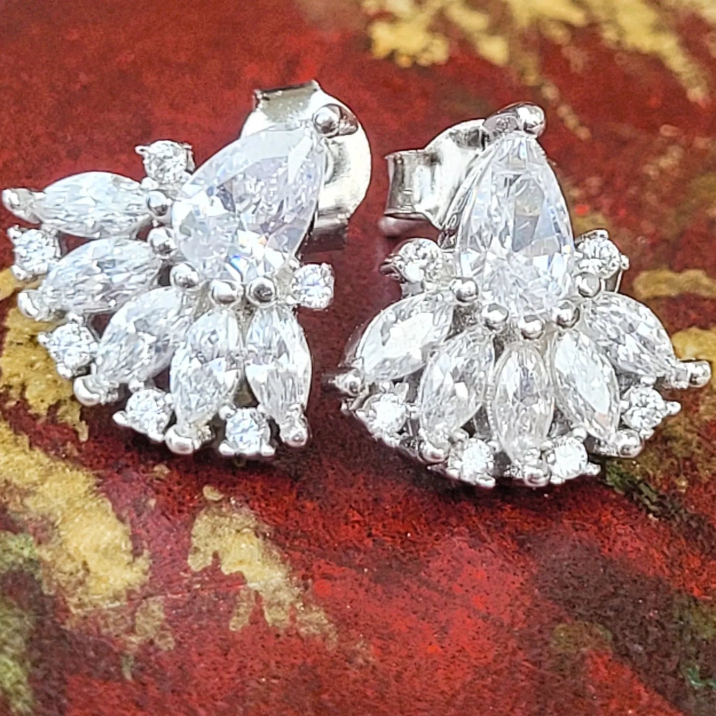 boucles d’oreilles pour femmes en argent Tonya de Niiki Paris, boucles d’oreilles luxe
