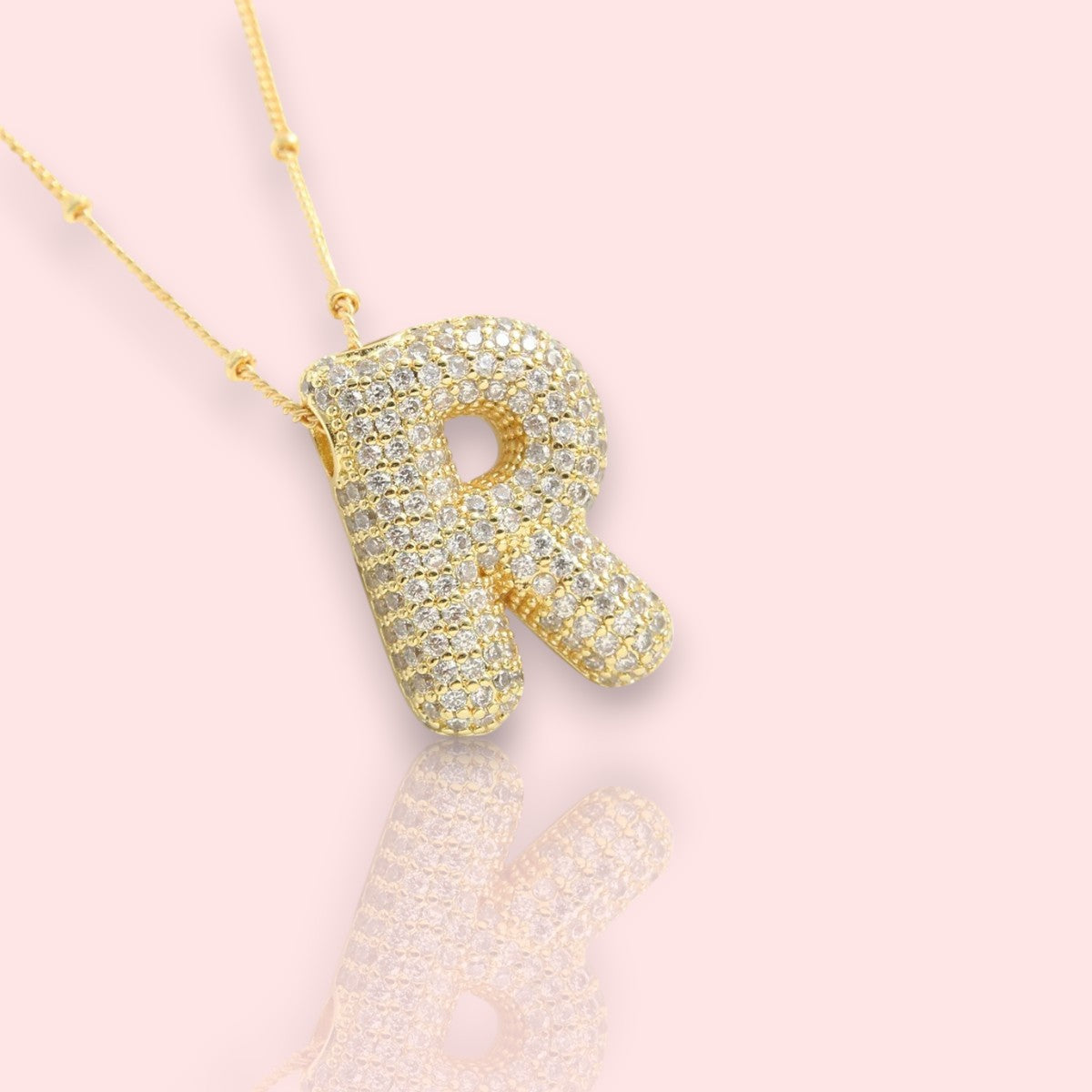 Collier initiale doré, un collier lettre personnalisé