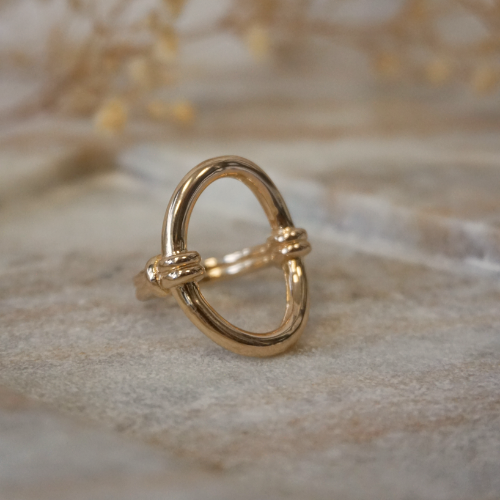 Bague ovale 18carats