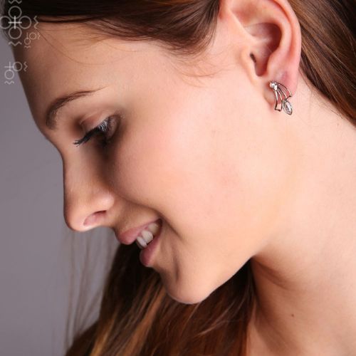Boucles d'oreilles cristal clair Swarovski®