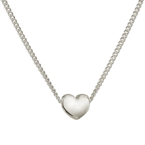 Collier coeur argent