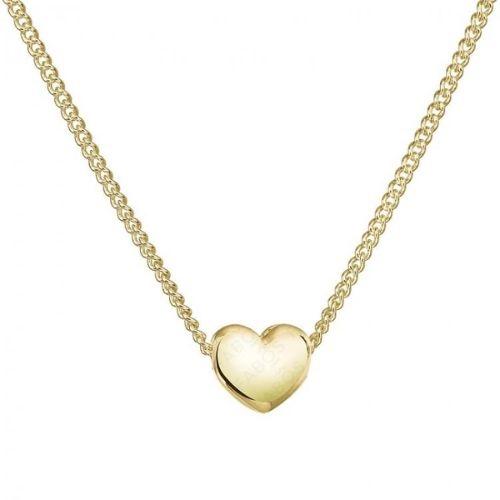 collier coeur plaqué or