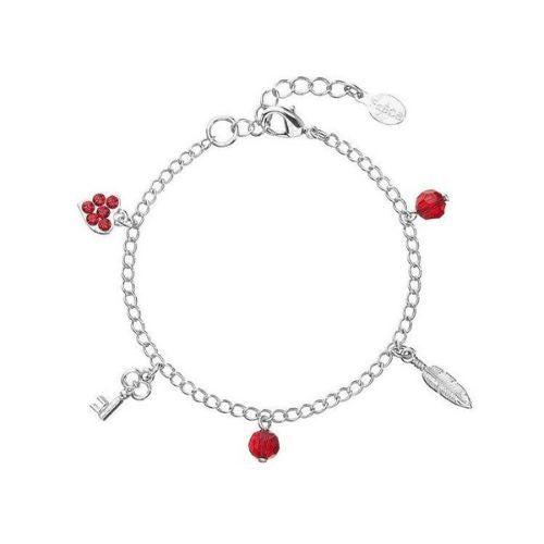 bracelet porte bonheur rubis