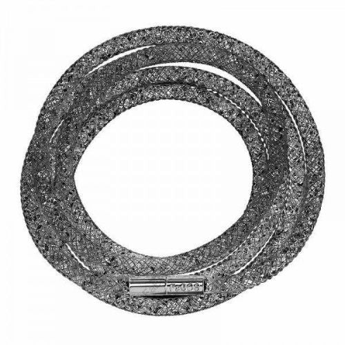 Bracelet noir flexible et scintillant d'1 mètre parsemé de cristaux