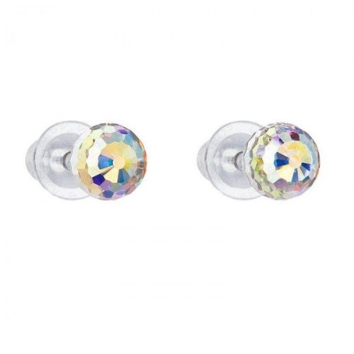 Boucles d'oreilles clou boule avec cristaux modifiables