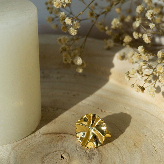 Bague Soleil à l'or fin