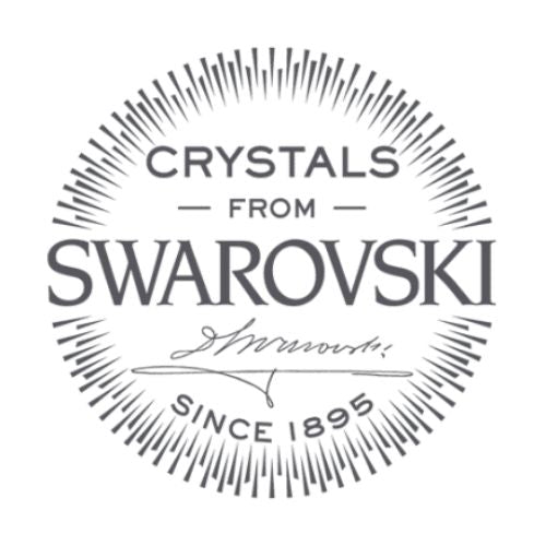 puces d’oreilles dorées en forme de cœur Chéri de Fabos avec cristaux Swarovski, pour célébrer l’amour