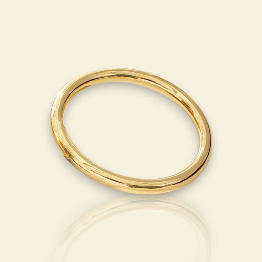 Pretty, bracelet rigide femme doré, élégance intemporelle
