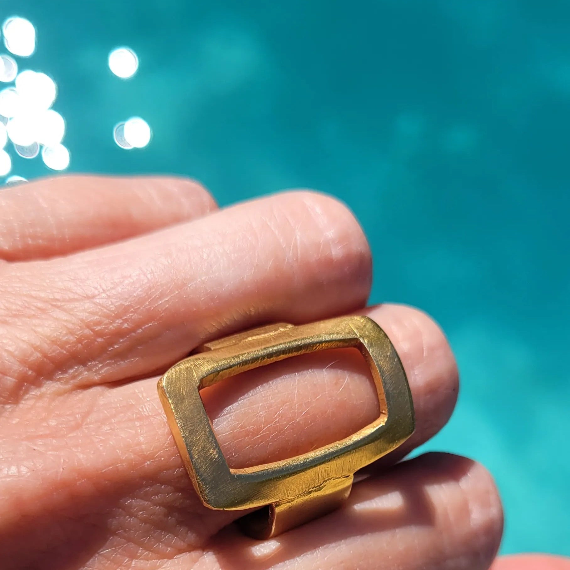 bague ethnique Murabba, une bague africaine façonnée au Sénégal