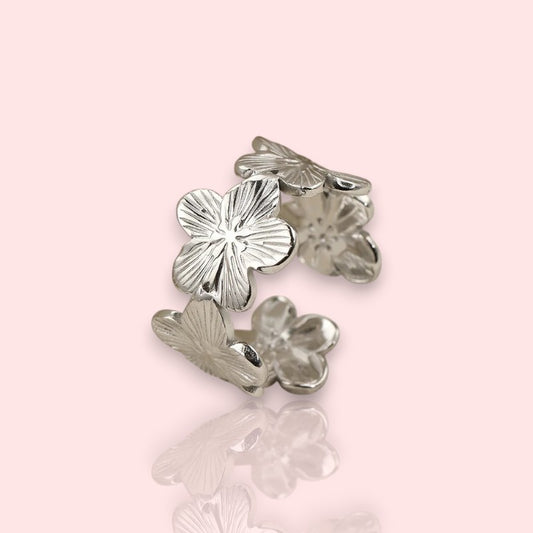 bague fleur Baby Tiaré, une bague argentée tendance