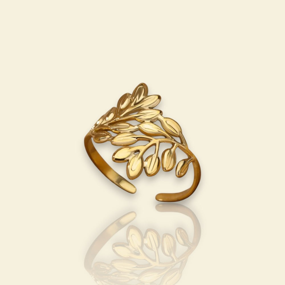 bague mode Silva, une bague dorée tendance en 2025