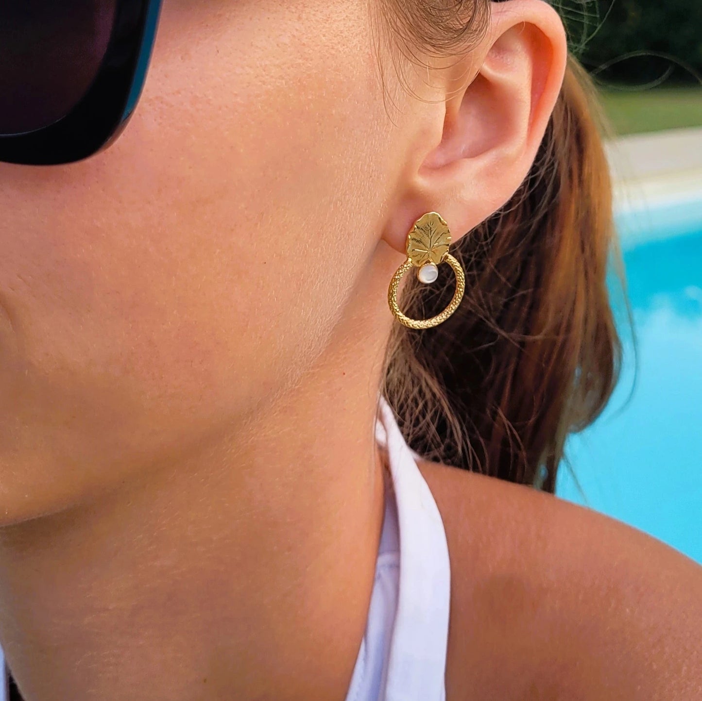 boucles d’oreilles Canopée anti allergiques à l’inspiration végétale
