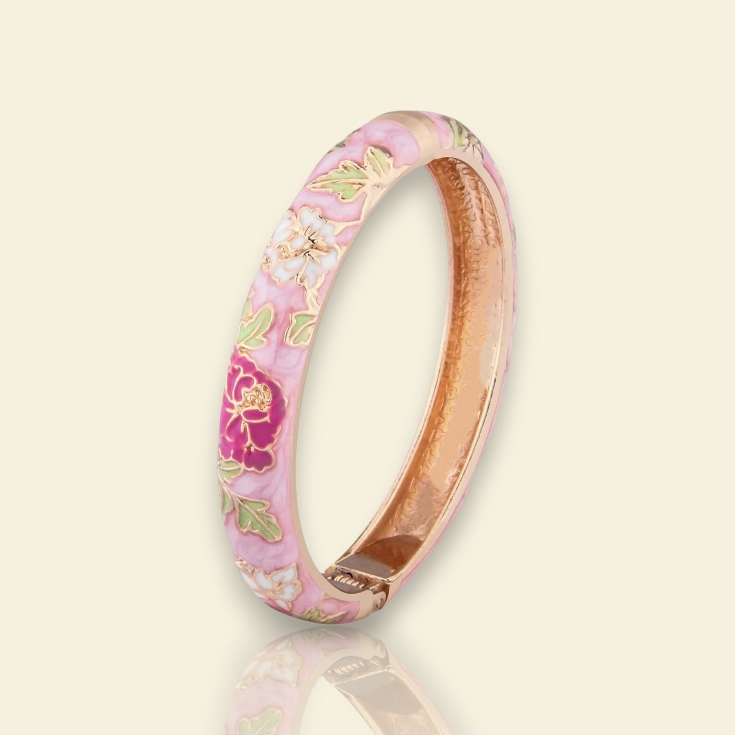jonc rose pâle Danaé, un bracelet pour femme tendance