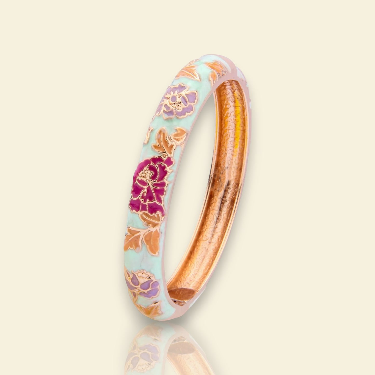 jonc vert d’eau Danaé, un bracelet pour femme tendance