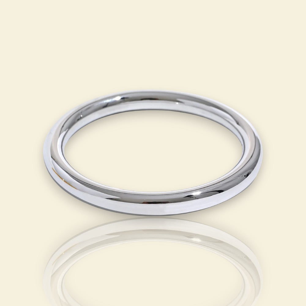 bracelet rigide Pretty, un jonc argenté intemporel