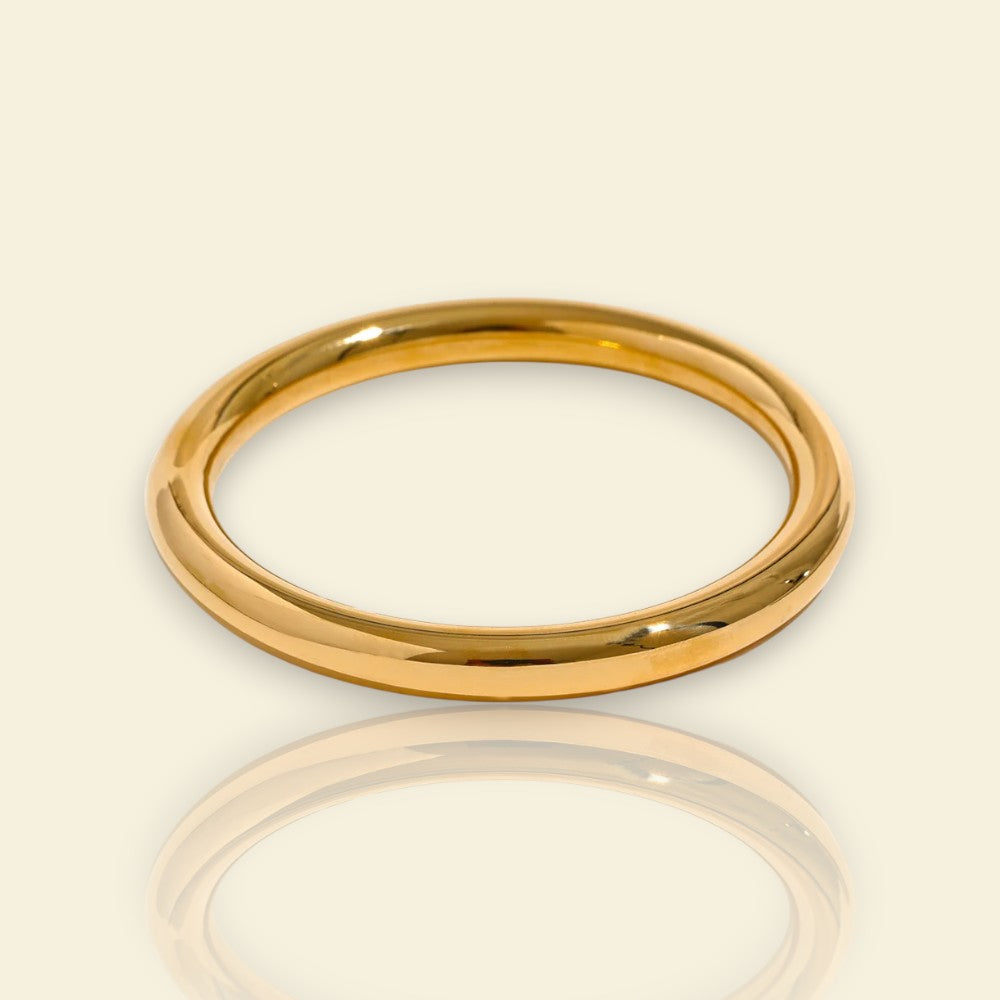 bracelet rigide Pretty, un jonc doré intemporel