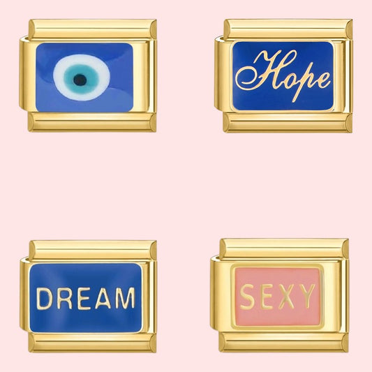 charm-bracelet-italien-bellissima-dore-Émotions