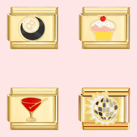 charm pour bracelet italien Bellissima doré collection Fiesta