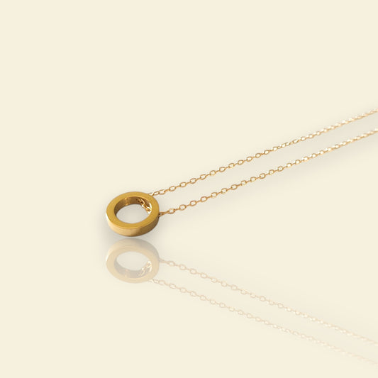 collier en acier inoxydable Eternity, un collier doré tendance en 2025