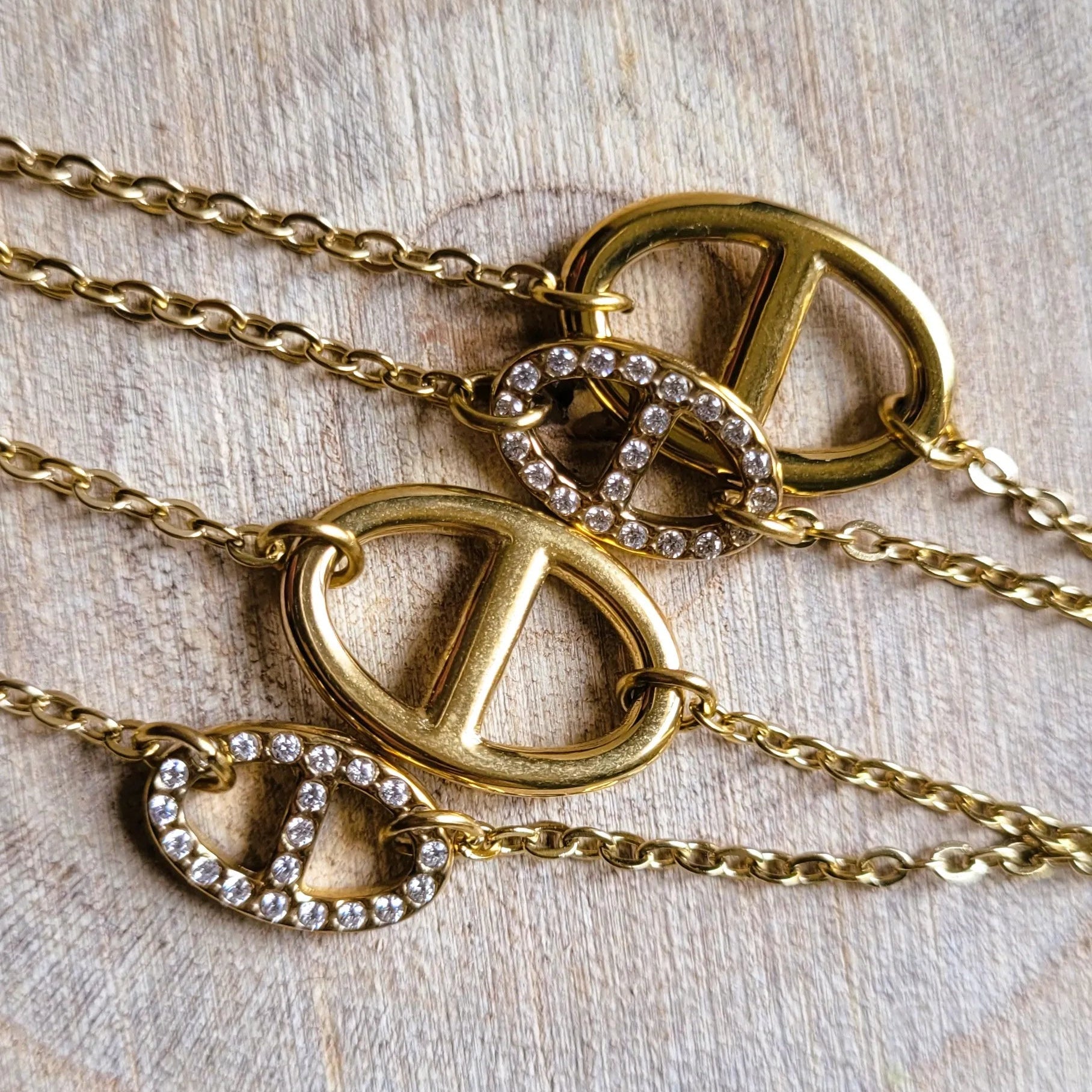 collier Nerea, un long collier à la maille marine iconique