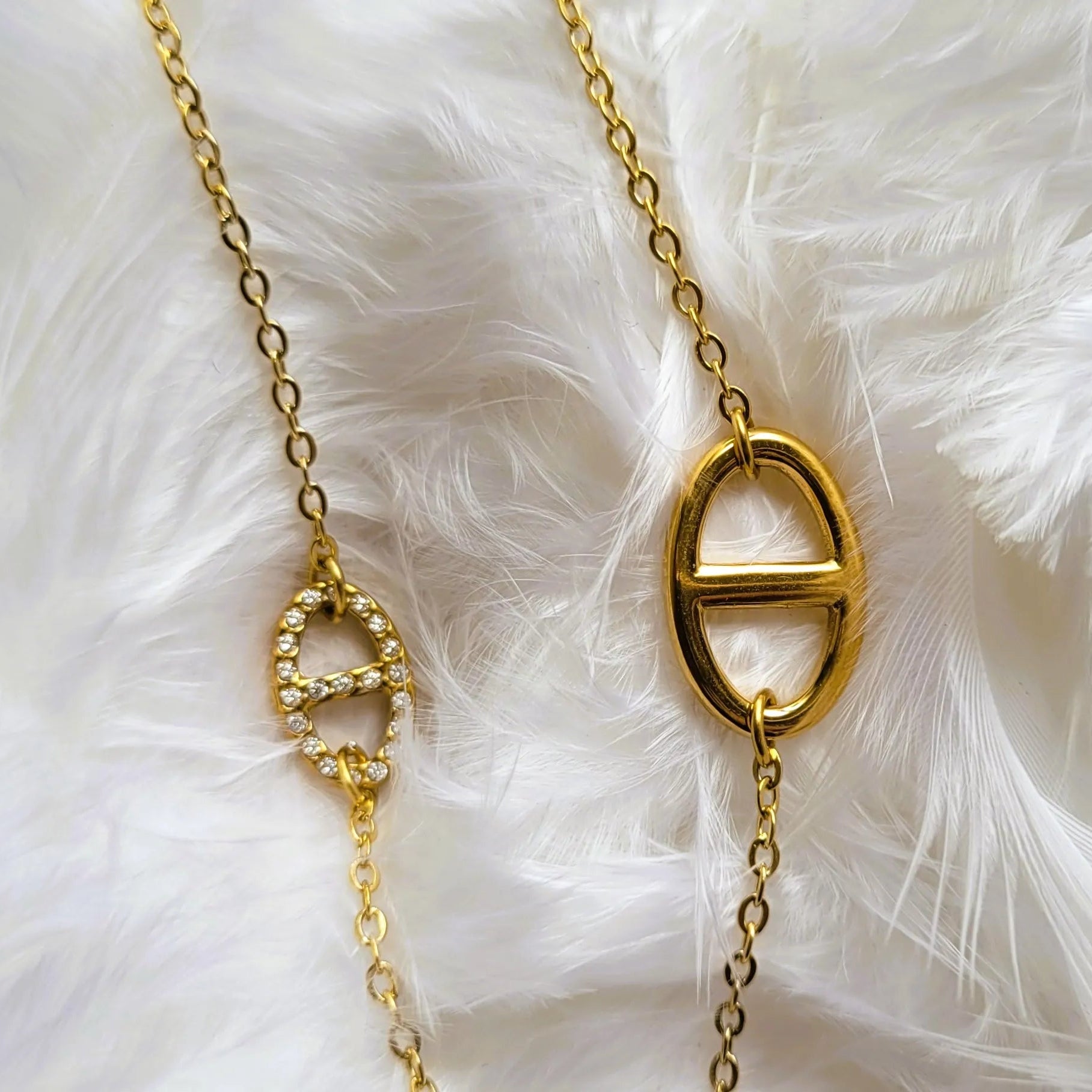 collier Nerea, un sautoir fantaisie à la maille marine iconique