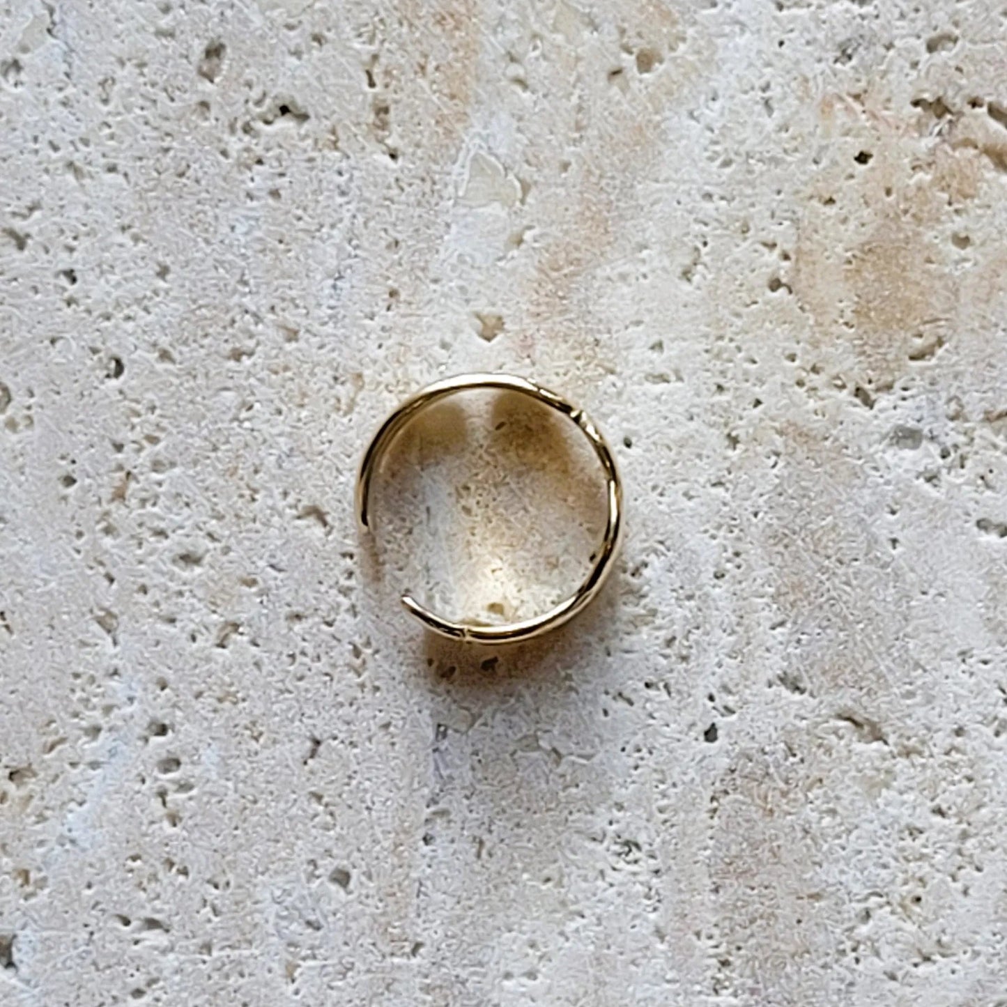 ear cuff Arka, bague d’oreille sans perçage en acier inoxydable