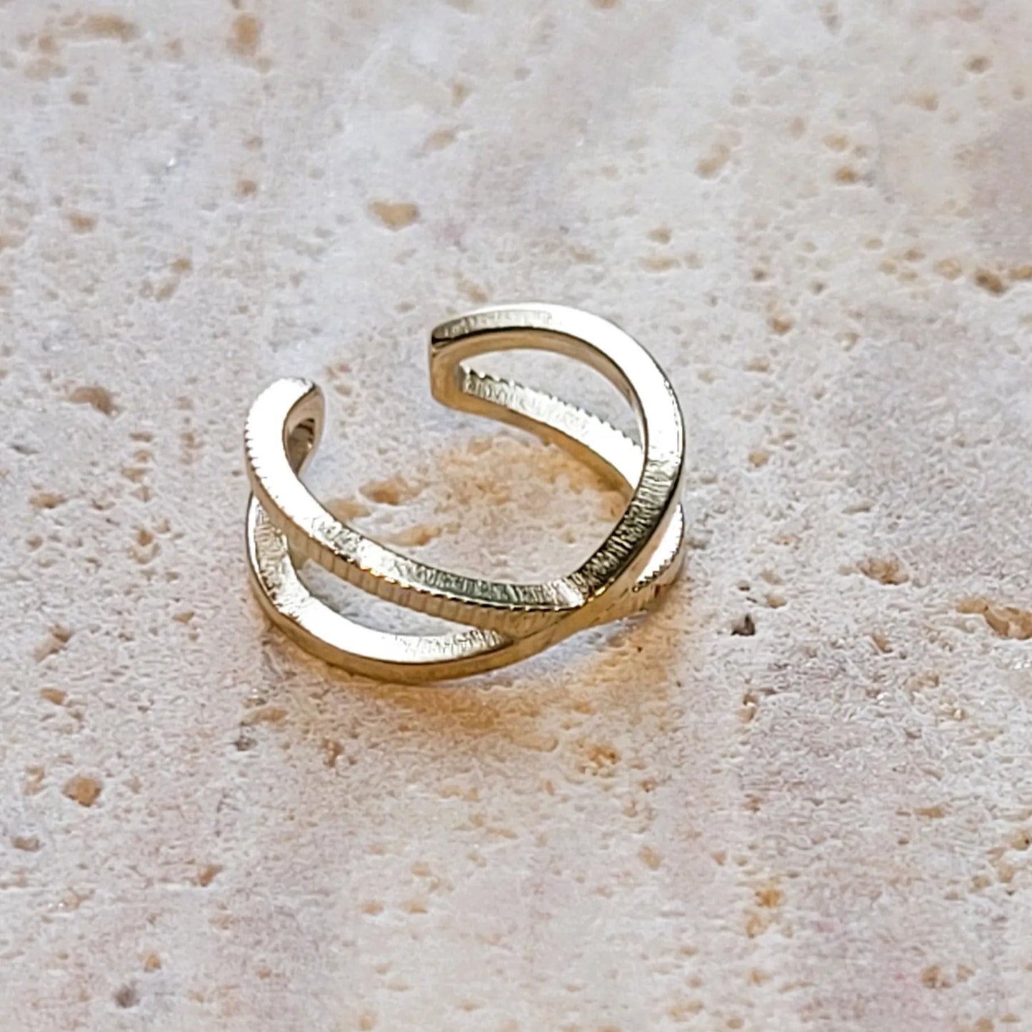 ear cuff Cross, bague d’oreille sans perçage en acier inoxydable